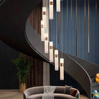 Nordic Multi-Light Iron And Acrylic Pendant Light