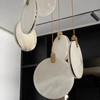 Modern White Marble Pendant Light