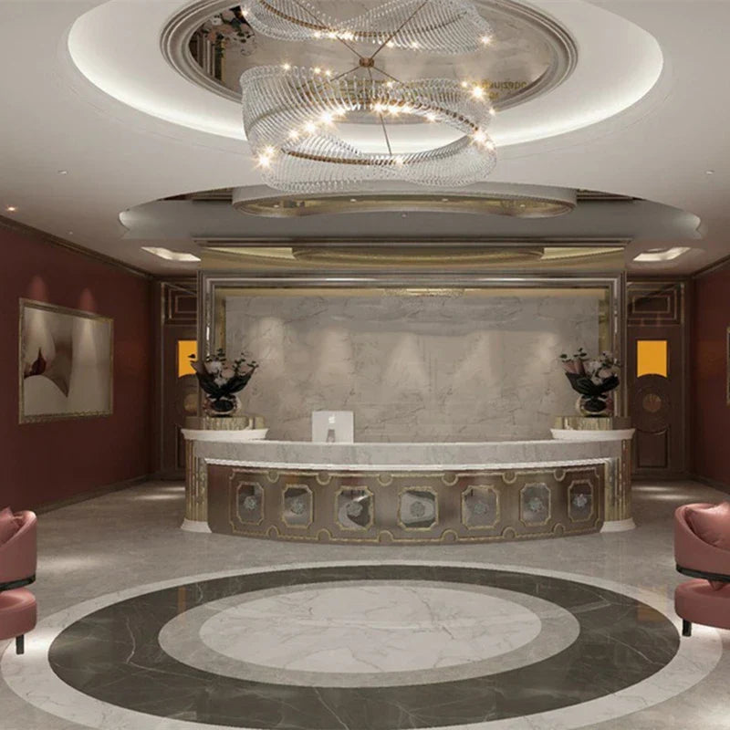 ثريا سقف دائرية ذهبية من DecorBites™ لغرفة النوم وغرفة الطعام والمعرض الفني، تركيبات إضاءة LED داخلية