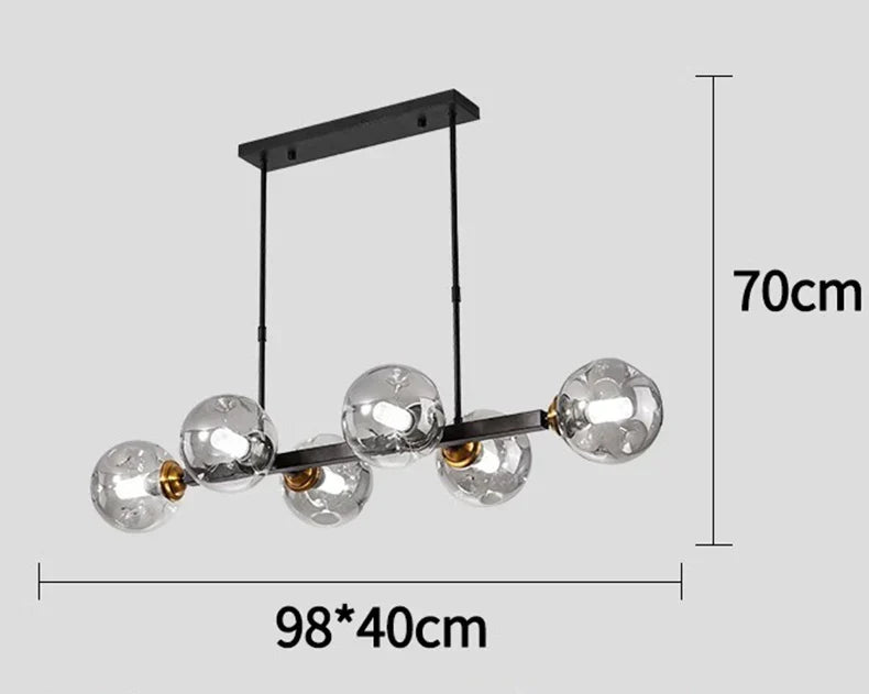 DecorBites™ Lustres LED suspendus : Éclairage intérieur moderne pour salon et salle à manger