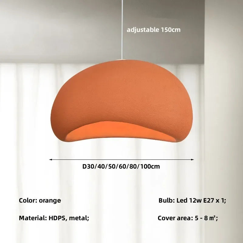 Luminaires Suspendus Led Nordiques DecorBites™ Style Crémeux Wabi Sabi Lustre Escaliers