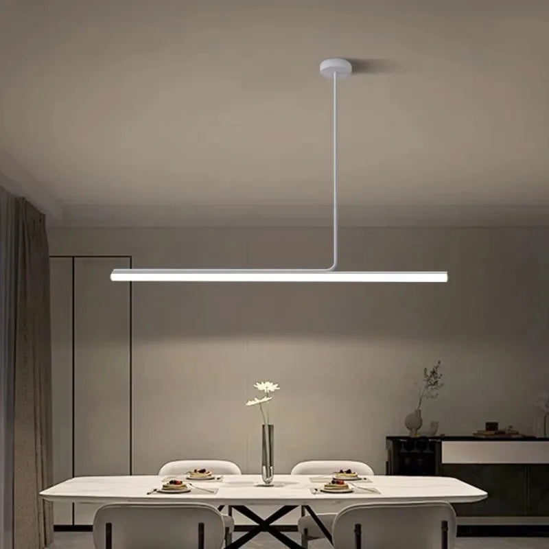 Nordic Long Strip Metal Pendant Light