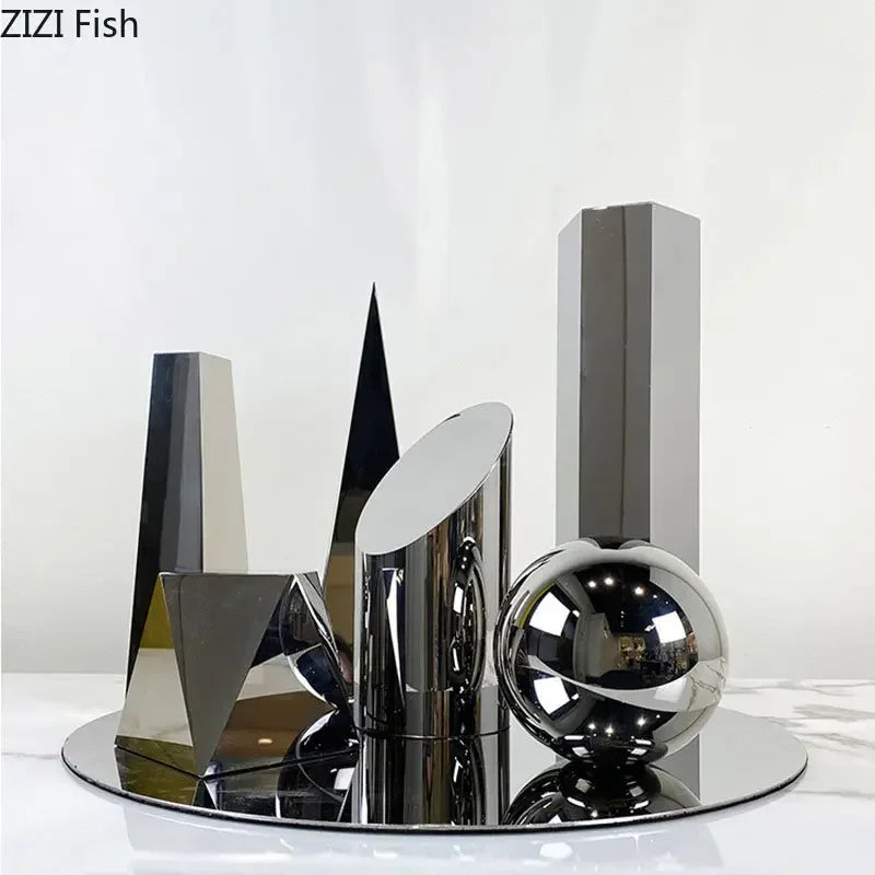 DecorBites™ Geometric Crystal Artwork Polyhedron Sculpture Desk Decoration Modern Home Decor