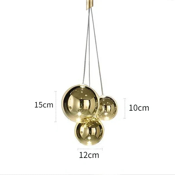 DecorBites™ Glass Bubble LED Pendant Lamp for Restaurant, Bar, and Display Window