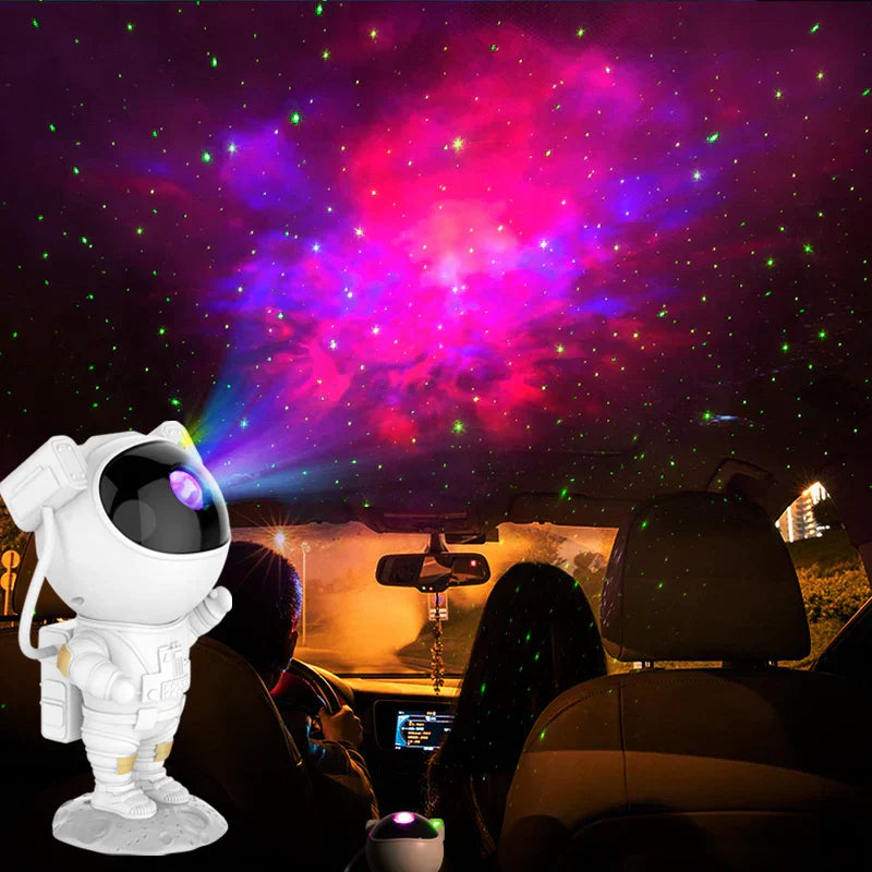 DecorBites™ Astronaut Star Projector Night Light for Kids Room and Party Decor