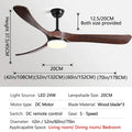DecorBites™ 70" Luxury Wooden Ceiling Fan with Reversible Motor for Year-Round Comfort