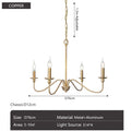 Vintage Black and Gold Metal Pendant Light
