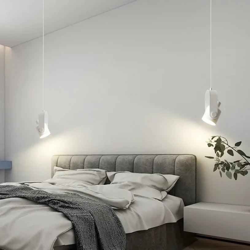 Nordic Adjustable Wood & Iron Pendant Light
