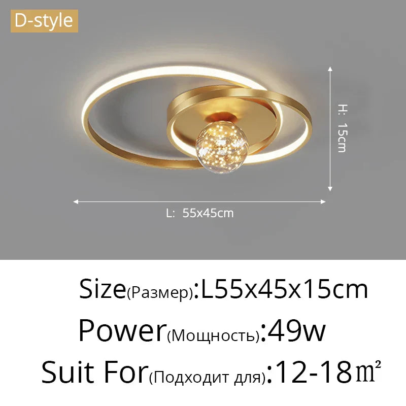DecorBites™ Gypsophila Chandelier: Modern Ceiling Light for Living Room, Bedroom, Home.