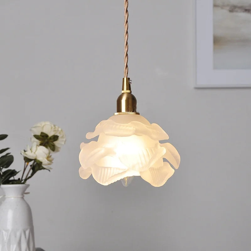 مصباح معلق LED زجاجي DecorBites™ بمفتاح لمبة - مصباح معلق عصري اسكندنافي قابل للتعديل