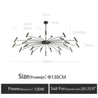Minimalist Metal G9 Pendant Chandelier