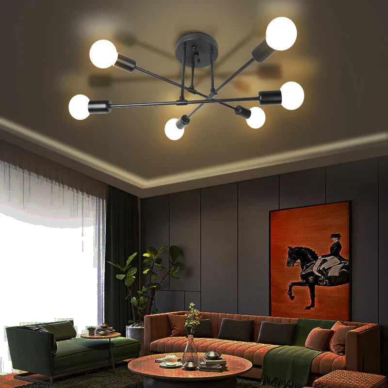 DecorBites™ ثريا سقف LED معلقة لغرفة المعيشة والمطبخ وديكور المنزل
