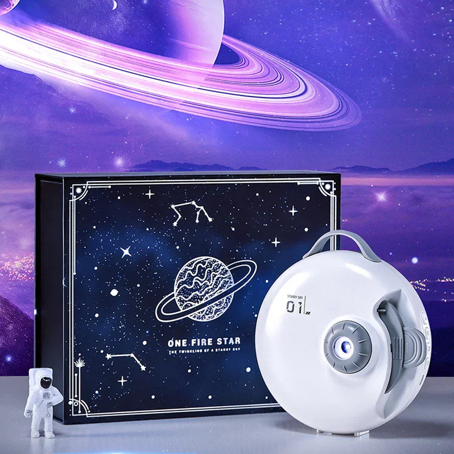 DecorBites™ Galaxy Starry Night Light Projector for Bedroom Decor & Kids Gift