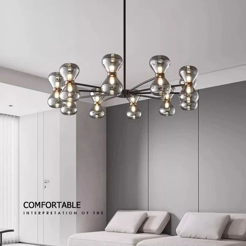 ثريا إضاءة معلقة ليد ™DecorBites للإضاءة الداخلية وديكور غرفة المعيشة