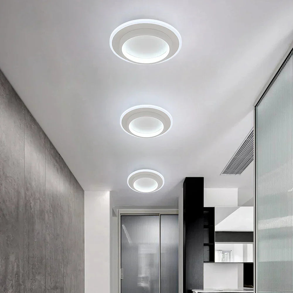 DecorBites™ Acrylic LED Ceiling Lamp: Modern Home Decor Lighting for Bedroom, Hallway, and Aisle