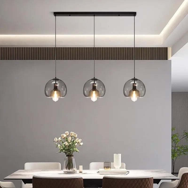 ثريات إضاءة LED متدلية من DecorBites™ لديكور المنزل العصري والإضاءة الداخلية