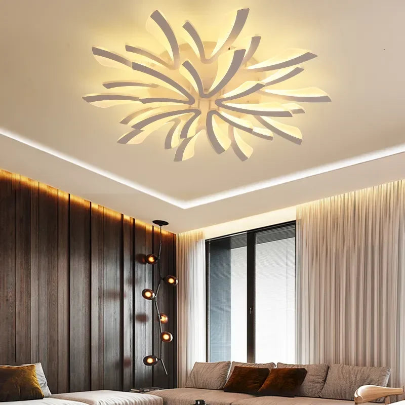 ثريا سقف LED DecorBites™ مع جهاز تحكم عن بعد لديكور المنزل