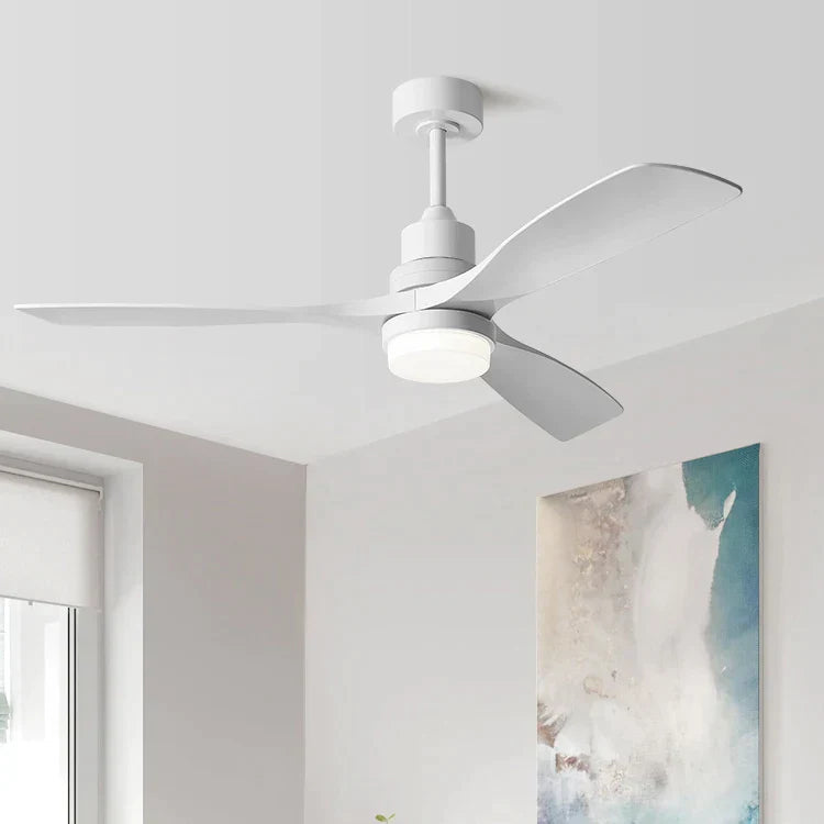 DecorBites™ 42/52" DC Ceiling Fan with 3 ABS Blades, 35W Motor, 18W LED Light, Remote Control
