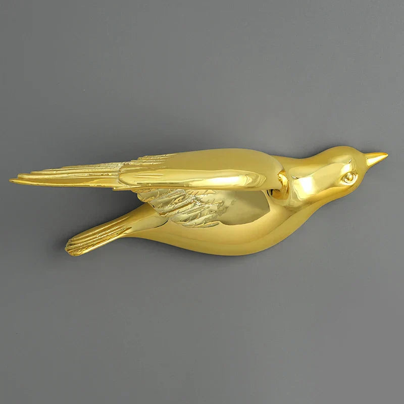 DecorBites™ 3D Bird Resin Statue Wall Decor for Children's Room - Animal Figurine Ornament
