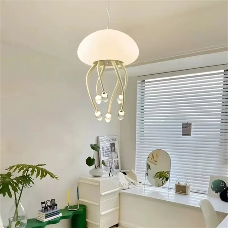 DecorBites™ مصباح قنديل البحر Kawaii LED لديكور وإضاءة غرفة النوم