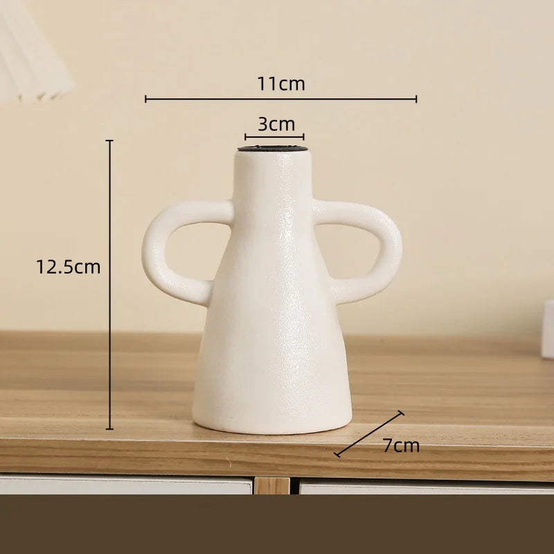 DecorBites™ Geometric Ceramic Candle Holder Ornaments - Home Decor Accessories