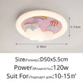 DecorBites™ Kids Ceiling Light: Minimalist Pink Blue Lamp for Bedroom or Living Room