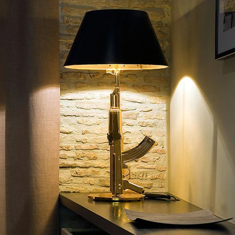 مصباح أرضي LED ذهبي من DecorBites™: مصباح زاوية بتصميم ما بعد الحداثة لغرفة المعيشة وغرفة النوم