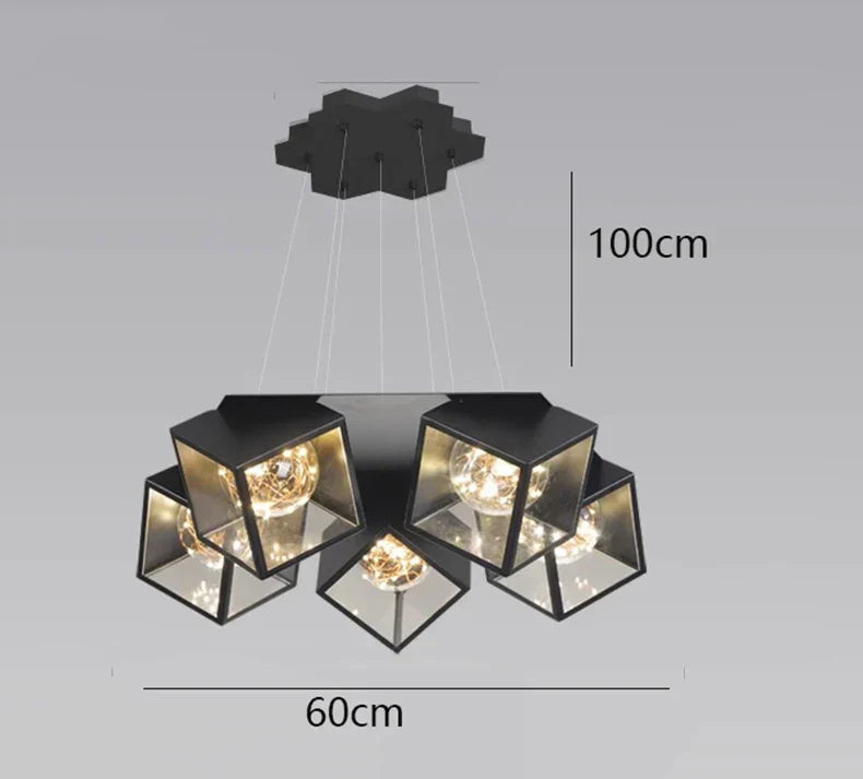 ثريات DecorBites™ LED المتدلية لديكور المنزل العصري والإضاءة الداخلية