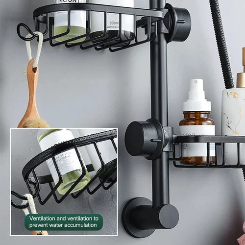 Organisateur de salle de bain et de cuisine pour douche réglable par DecorBites™