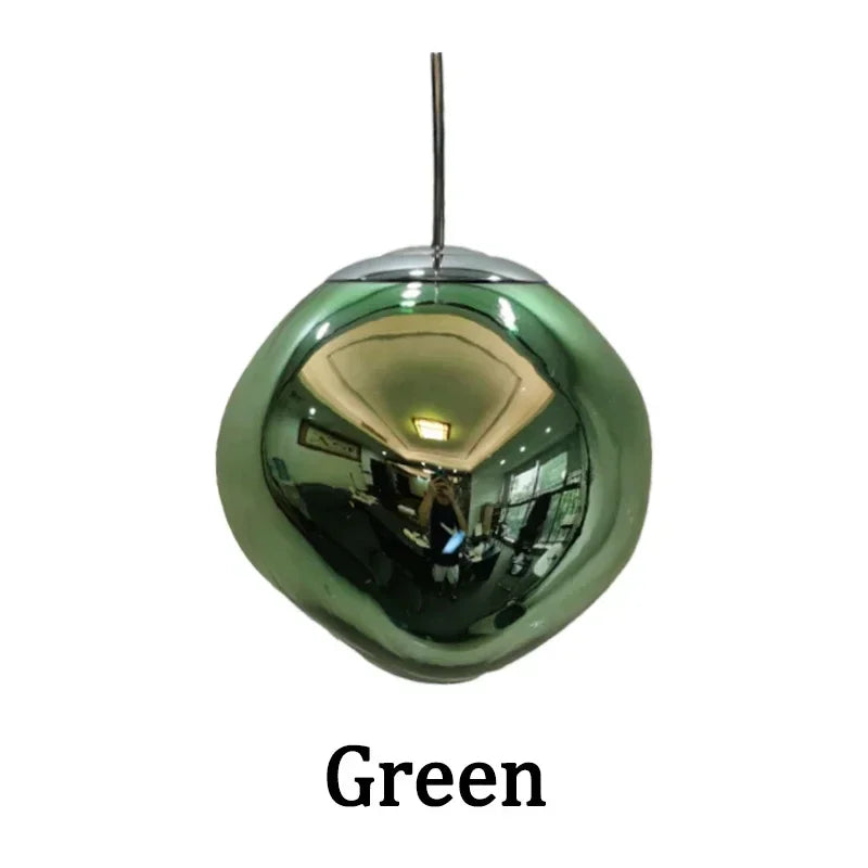 DecorBites™ Nordic Lava Glass Chandelier - Minimalist Bedroom Dining Room Pendant Lamp