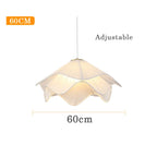 Modern Flower Fabric Pendant Light With Warm Glow