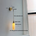 DecorBites™ Clear Glass LED Wall Lamp Modern Crystal Home Decor Bathroom Mirror Light