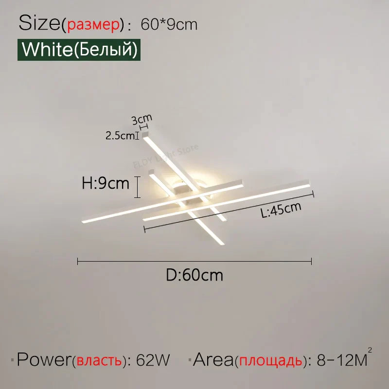 2023 DecorBites™ Nordic LED Ceiling Chandelier for Living, Dining, and Bedroom