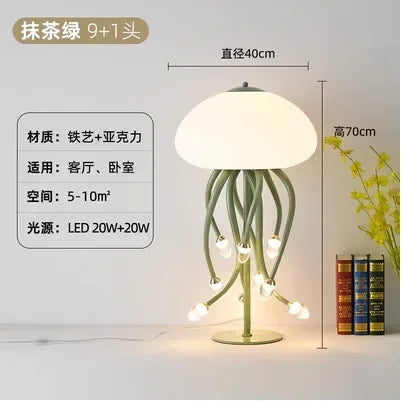 DecorBites™ مصباح قنديل البحر Kawaii LED لديكور وإضاءة غرفة النوم