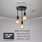 Industrial Metal Countryside Pendant Light
