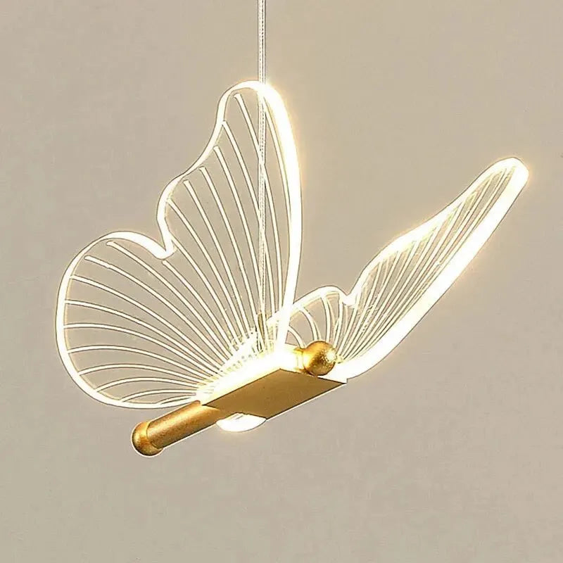 Nordic Butterfly Metal Pendant Light