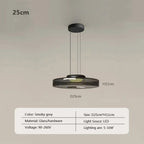 Nordic Glass Pendant Light in Green or Gray