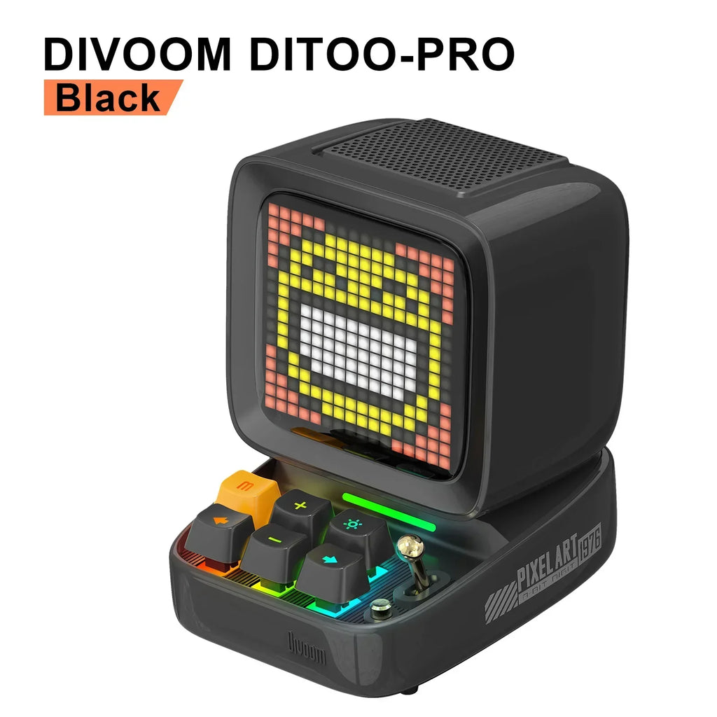 DecorBites™ Ditoo-Pro Retro Pixel Art Bluetooth Speaker Alarm Clock LED Display Board
