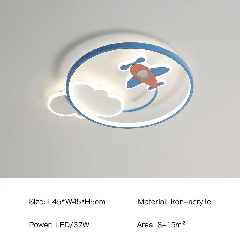ثريا سقف LED لغرف الأطفال DecorBites™ مصباح معلق حديث لغرفة الدراسة في الحضانة