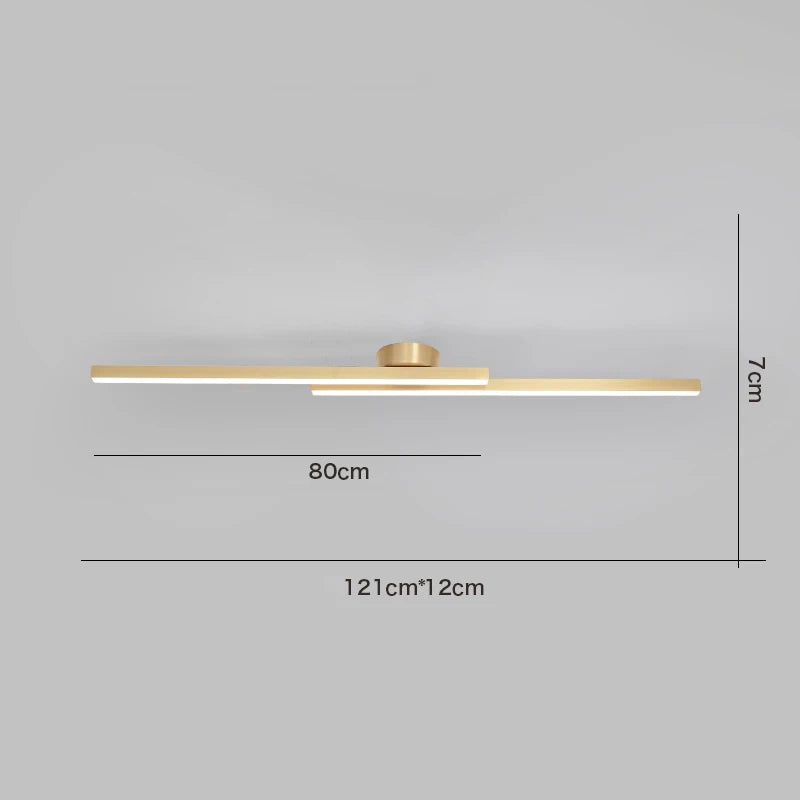 DecorBites™ مصباح سقف LED بتصميم شمالي حديث لغرفة المعيشة وغرفة النوم والمطبخ والشرفة