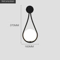 DecorBites™ Glass Ball Golden LED Wall Lamp for Living Bedroom, Minimalist Nordic Design