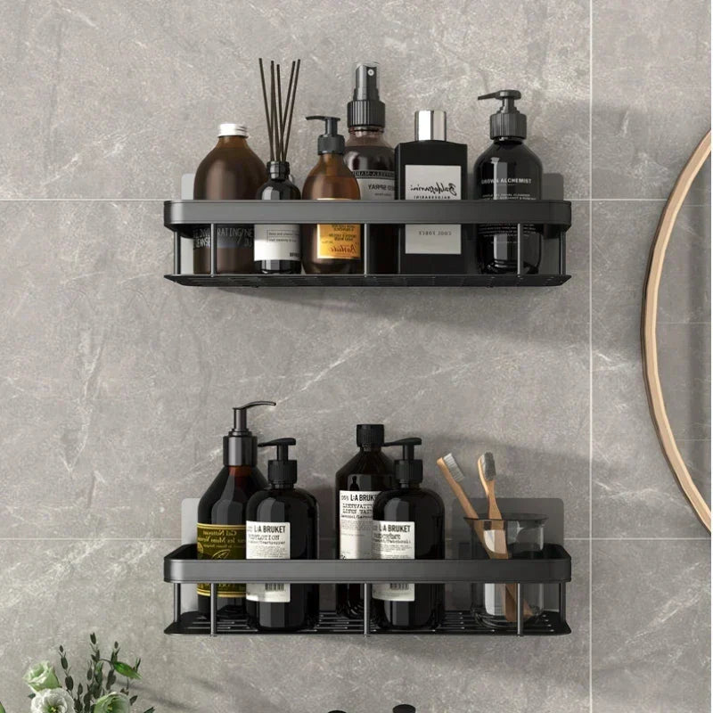 DecorBites™ Corner Shower Shelf Bathroom Storage Holder Shampoo Organizer & Accessories