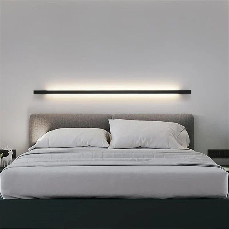 مصباح جداري LED خطي من DecorBites™ - إضاءة ديكور منزلي بتصميم نورديك عصري