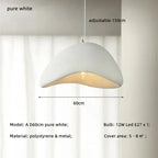 Handmade Wabi Sabi Resin Pendant Light