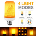 DecorBites™ لمبة لهب LED 4 أوضاع إضاءة بتأثير اللهب للحفلات وديكور الحديقة والمهرجانات وقاعات الكاريوكي