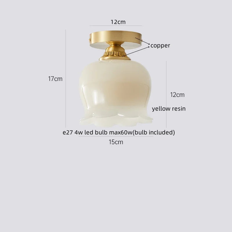 DecorBites™ LED Wood Acrylic Ceiling Lamp Modern Art Decor Light Fixture