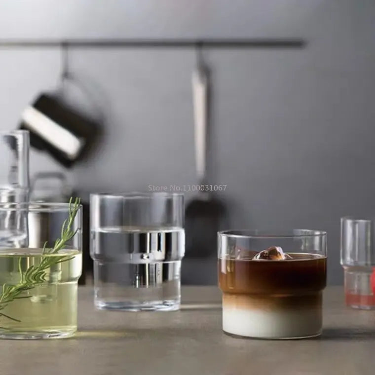Tasse en verre DecorBites™ en forme de calebasse pour café, whisky, vin et plus encore.