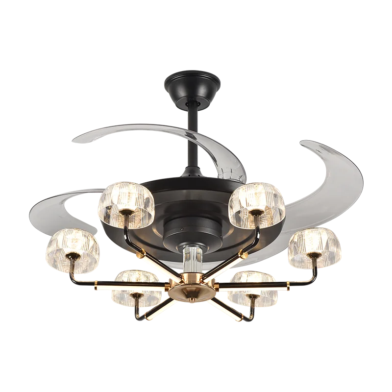DecorBites™ Chandelier Ceiling Fan with Remote Control Light Fixture