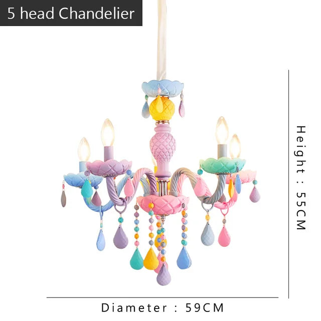 ثريا شمع كريستال DecorBites™: تصميم أوروبي أنيق لغرف النوم والمطاعم وغرف الأطفال