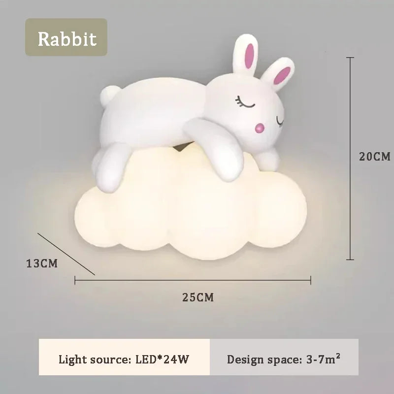 أضواء حائط على شكل دب LED للأطفال من DecorBites™ - مصابيح عصرية لغرف نوم الأميرات والأولاد والبنات